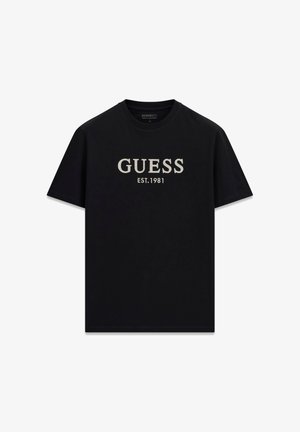 Guess, - T-shirt z nadrukiem