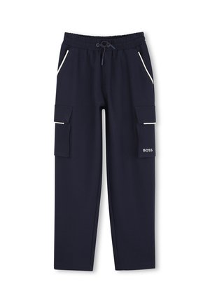 BOSS Kidswear, PANTALON ÉLASTIQUÉ - Pantalon cargo - bleu cargo