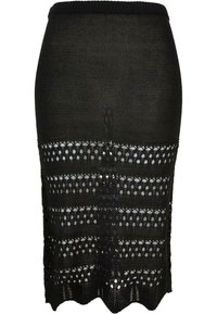 Urban Classics - 3/4 CROCHET - Uska suknja - black Minijatura 1