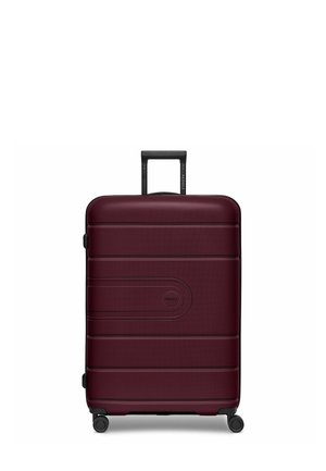 ESSENTIALS MIT DEHNFALTE - Wheeled suitcase - burgundy