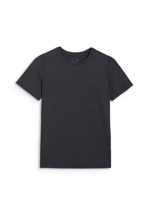 4F, 4F KOSZULKA TRENINGOWA SZYBKOSCHNĄCA DAMSKA - CZARNA L - T-shirt basic - deep black