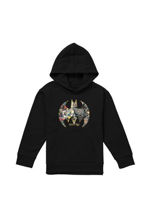 DC COMICS - BATMAN, BATMAN 80TH SHIELD UNISEX - Hoodie - black