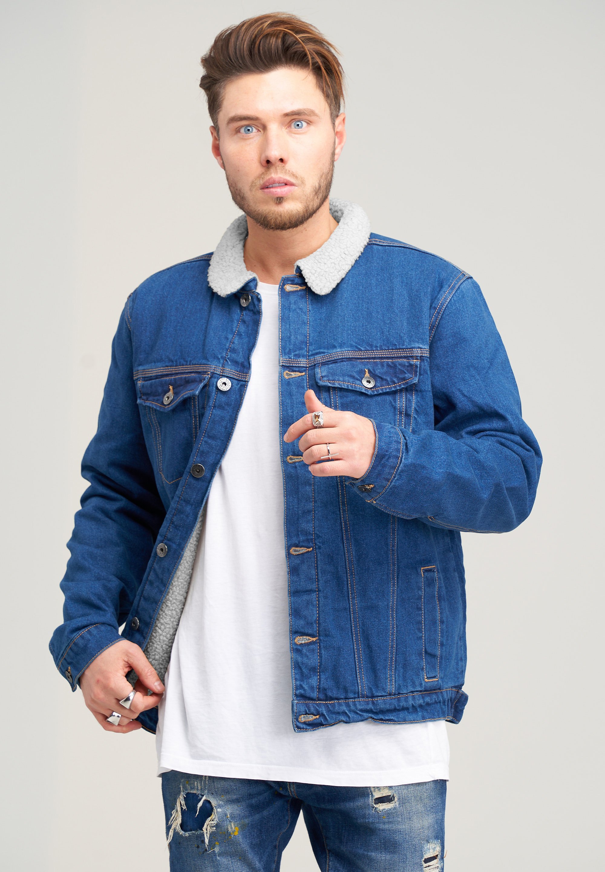 SOULSTAR JEANSJACKE MINK - Denim jacket 
