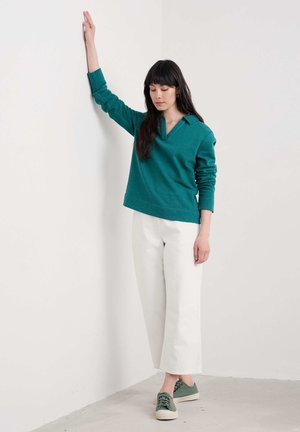 Seasalt Cornwall Long sleeved top - green emulsion