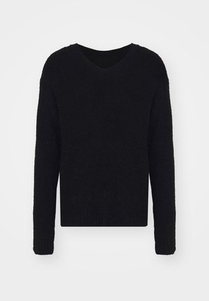 Filippa K SOFT V NECK SWEATER - Džemperis - black