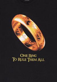 Henry Tiger ONE RING TO RULE THEM ALL - Triko s potiskem - black