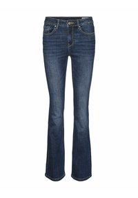 MID RISE - Jeans bootcut - dark blue denim