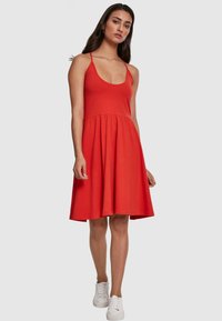 Urban Classics Rochie de zi - bloodorange