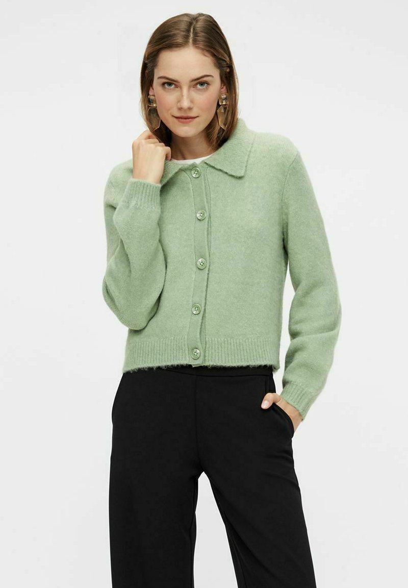 YAS Cardigan - misty jade/light green 
