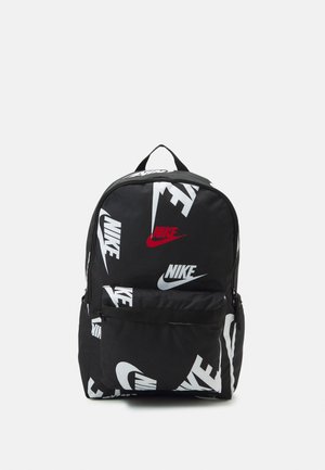 HERITAGE UNISEX - Rucksack - black/black/university red