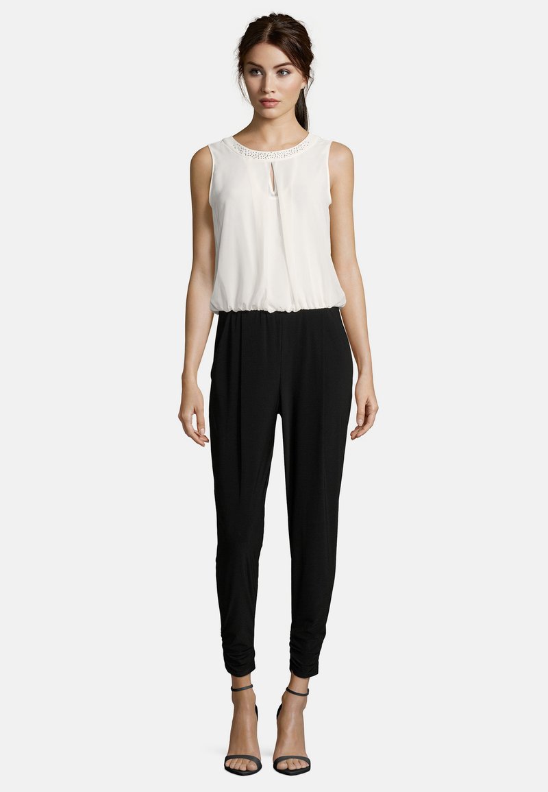Vera Mont MIT CUT OUTS Jumpsuit black/cream/schwarz Zalando.at