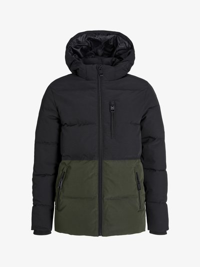 JJEOWEN PUFFER - Veste d'hiver - rosin/black blocking