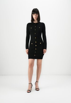 AFRAH POCKETS DRESS  - Strikket kjole - jet black
