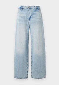 BONNIE TROUSER - Wide leg - light blue denim