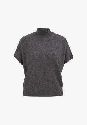 WE Fashion, T-shirt basique - blended dark grey