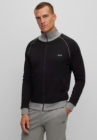 BOSS MIX MATCH JACKET - Zip-up sweatshirt - black