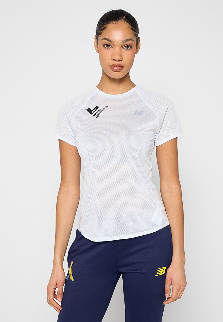 New Balance Sport T-shirt lichtblauw