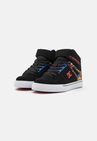 DC Shoes PURE HI TOP UNISEX - Visoke tenisice - black/red