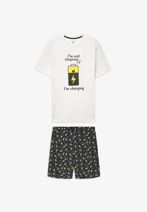 Terranova, SET - Pigiama - var grigio chiaro melange