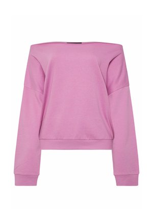 Yours Clothing, WOMEN'S SWEATSHIRTS & HOODIES - Collegepaita - berry