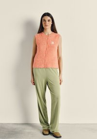 American Vintage EAST - Vest - peches blanche chine