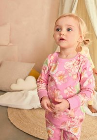 Next 3 PACK REGULAR FIT - Nattplagg set - pink yellow