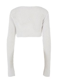 Karl Kani RETRO CROP - Svetrík - white