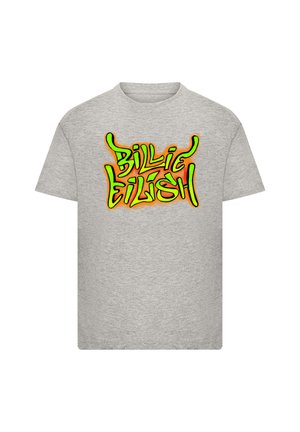 BILLIE EILISH LOGO - Print T-shirt - heather grey