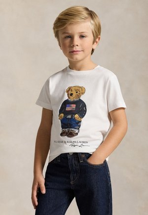 Polo Ralph Lauren POLO BEAR COTTON JERSEY TEE UNISEX - T-shirt con stampa - white core