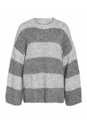 Noisy May NMSUTTON - Striktrøje - light grey melange