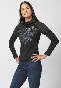 Koroshi Top s dlouhým rukávem - black