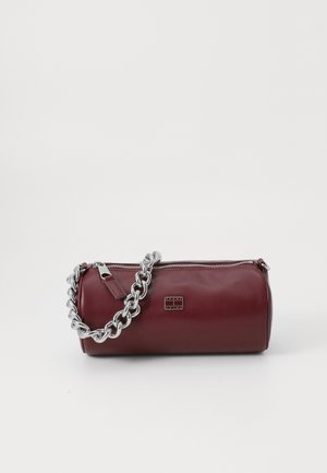CHAIN SHOULDER BAG - Handtas - red wine