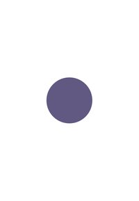 Rundes, glattes, solides lila Objekt auf weißem Hintergrund. Die Oberfläche wirkt matt mit einer einheitlichen Farbe und ohne sichtbare Muster.