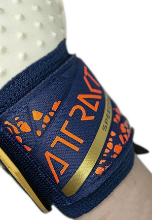 Goalkeeping gloves - premium blue gold