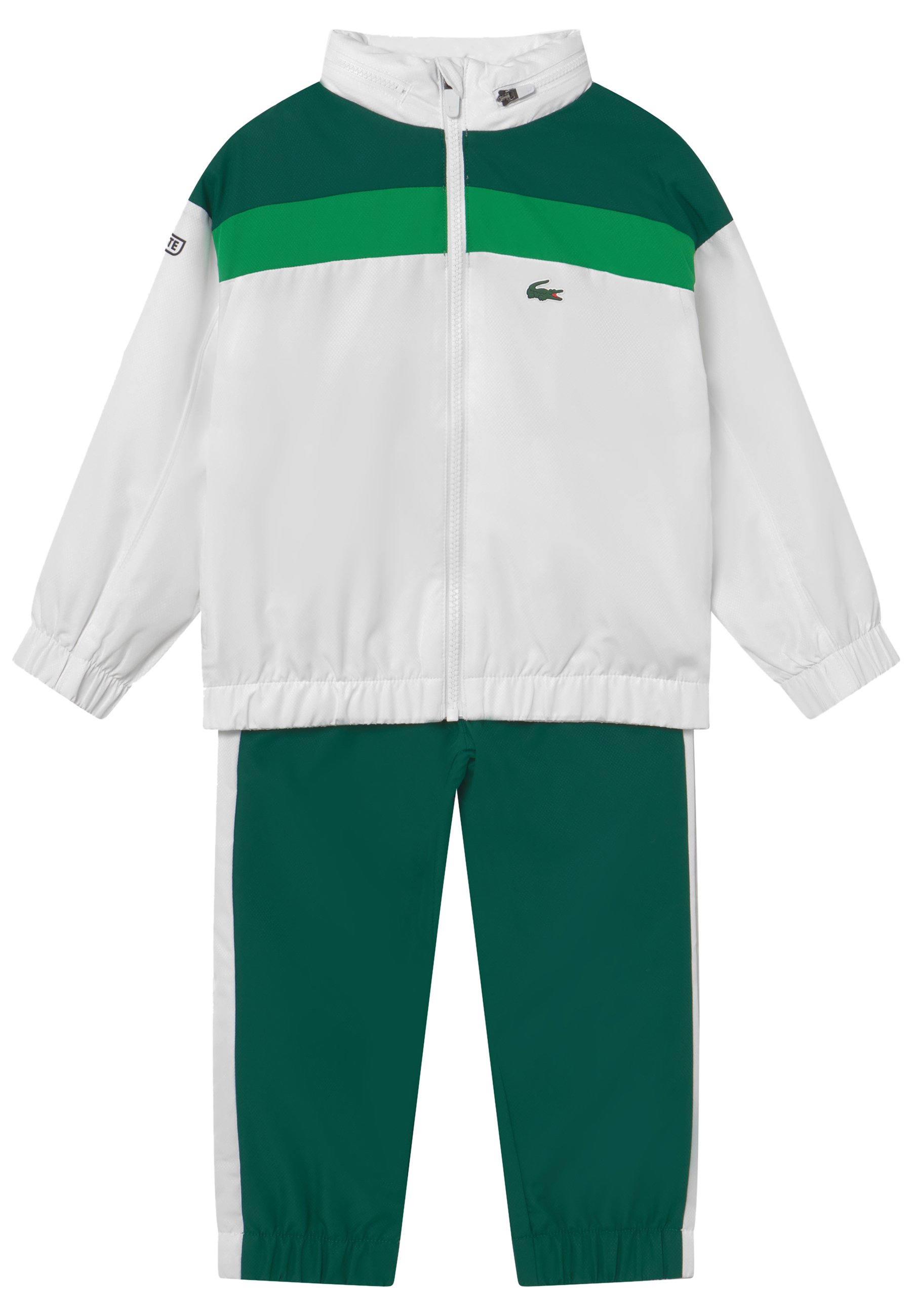 Lacoste Sport TRACKSUIT HOODED UNISEX - Chándal -  white/swing/malachite/black/blanco - Zalando.es