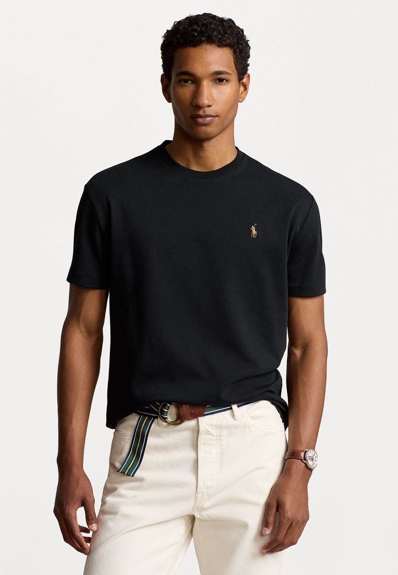 Polo Ralph Lauren - CUSTOM SLIM FIT SOFT COTTON T-SHIRT - T-shirt basic - black, Ingrandire