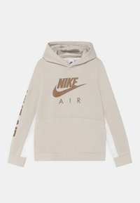 Nike Sportswear AIR HOODIE - Luvtröja - light bone/white