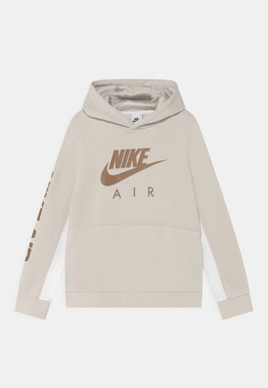 AIR HOODIE - Kapuzenpullover - light bone/white