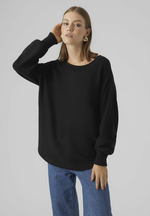 VERO MODA VMNORA 3/4 Boatneck Blouse NOOS Pullover voor dames, zwart, XS, zwart, XS VERO MODA VMNORA 3/4 Boatneck Blouse NOOS Pullover voor dames, zwart, XS, zwart, XS