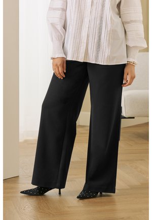 Kaffe Curve HALLEY - Trousers - black deep