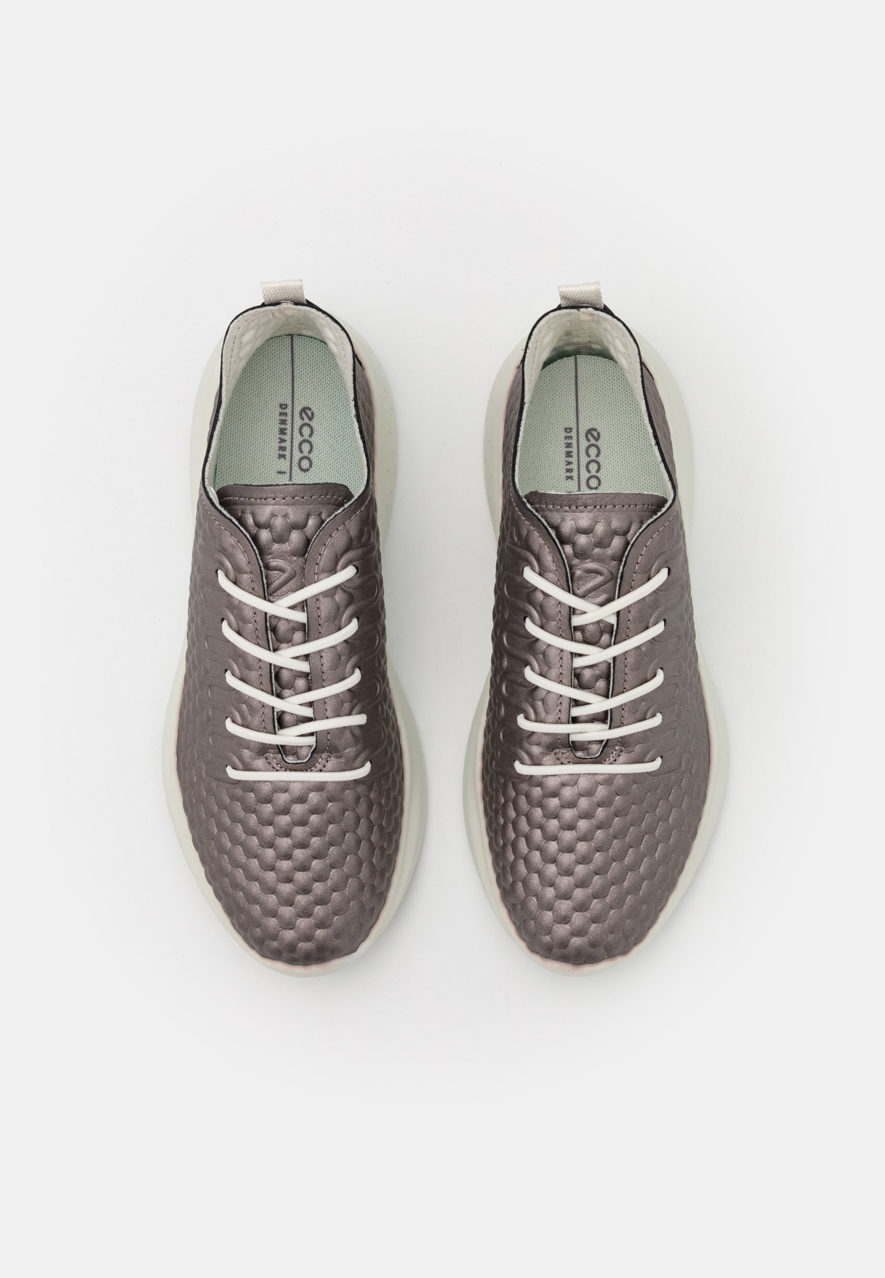 ecco silver trainers