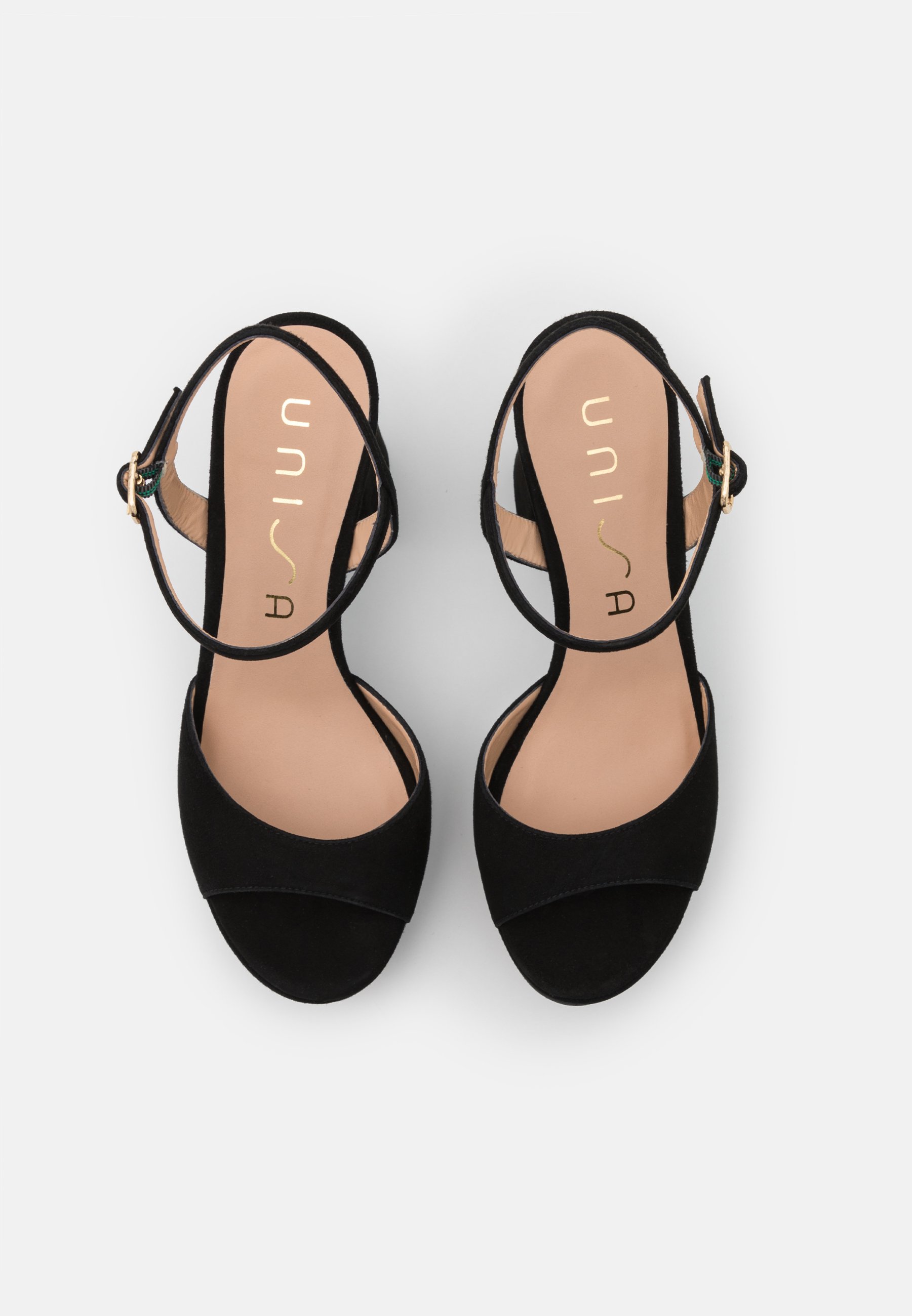 Unisa VEGARA - Sandalias con plataforma - black/negro - Zalando.es