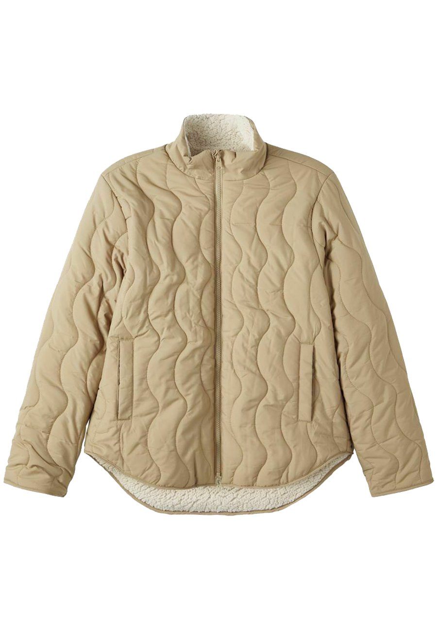 reversible quilted jacket