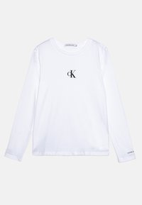 Calvin Klein Jeans LOGO - Camiseta de manga larga - bright white
