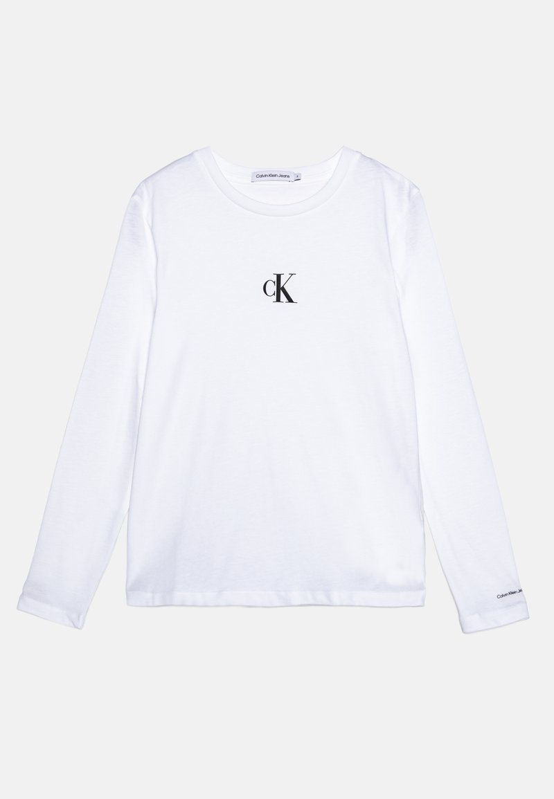 Calvin Klein Jeans LOGO - Camiseta de manga larga - bright white