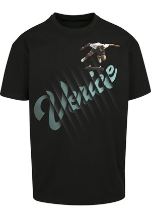 Upscale by Mister Tee, VENICE OVERSIZE TEE - T-Shirt print - black