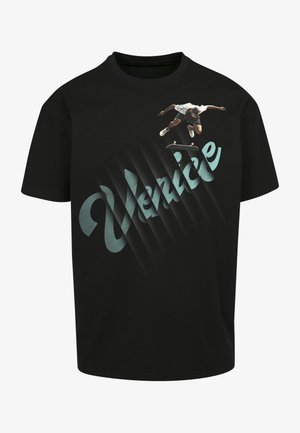 Upscale by Mister Tee, VENICE OVERSIZE TEE - T-Shirt print - black