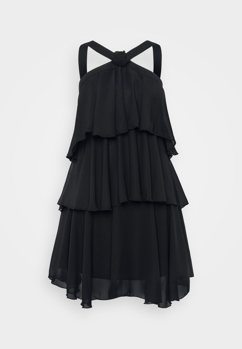 Vero Moda Petite VMFELICIA RUFFLE SHORT DRESS - Cocktail dress / Party dress - black - Zalando.co.uk Vero Moda Petite VMFELICIA RUFFLE SHORT DRESS - Cocktail dress / Party dress - black - Zalando.co.uk