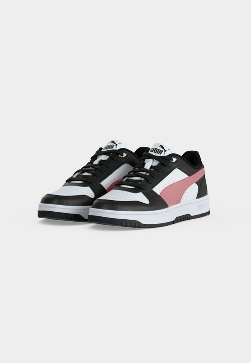 PUMA REBOUND SLAM LO UNISEX - Trainers - black/dusky rosewood/white — photo 3