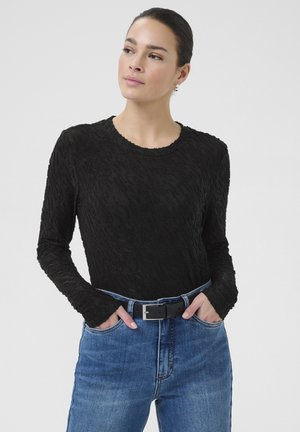 T-shirt à manches longues - black deep